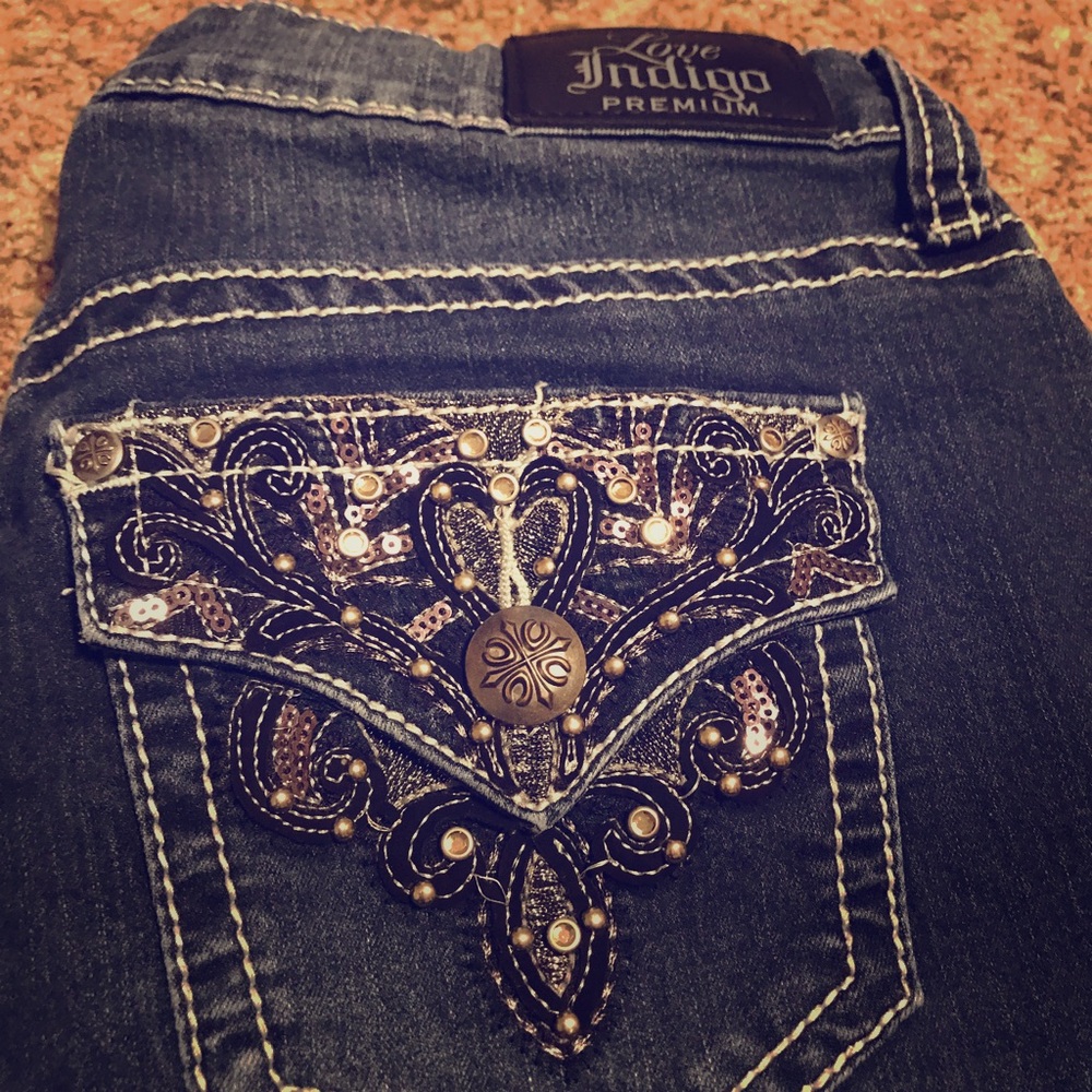 👖 Love Indigo Jeans, size 4, brand new condition